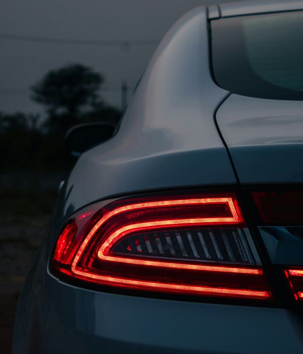 Tail light of car
